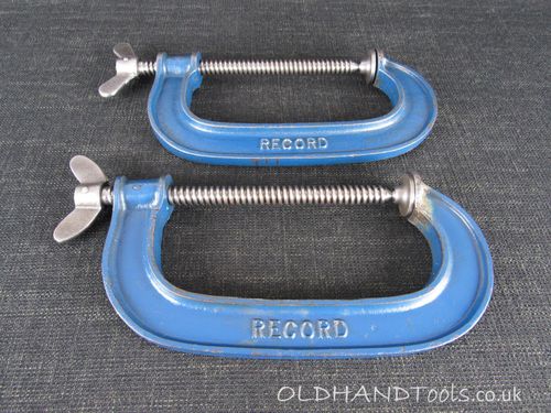 Pair of 6 inch RECORD G Clamps