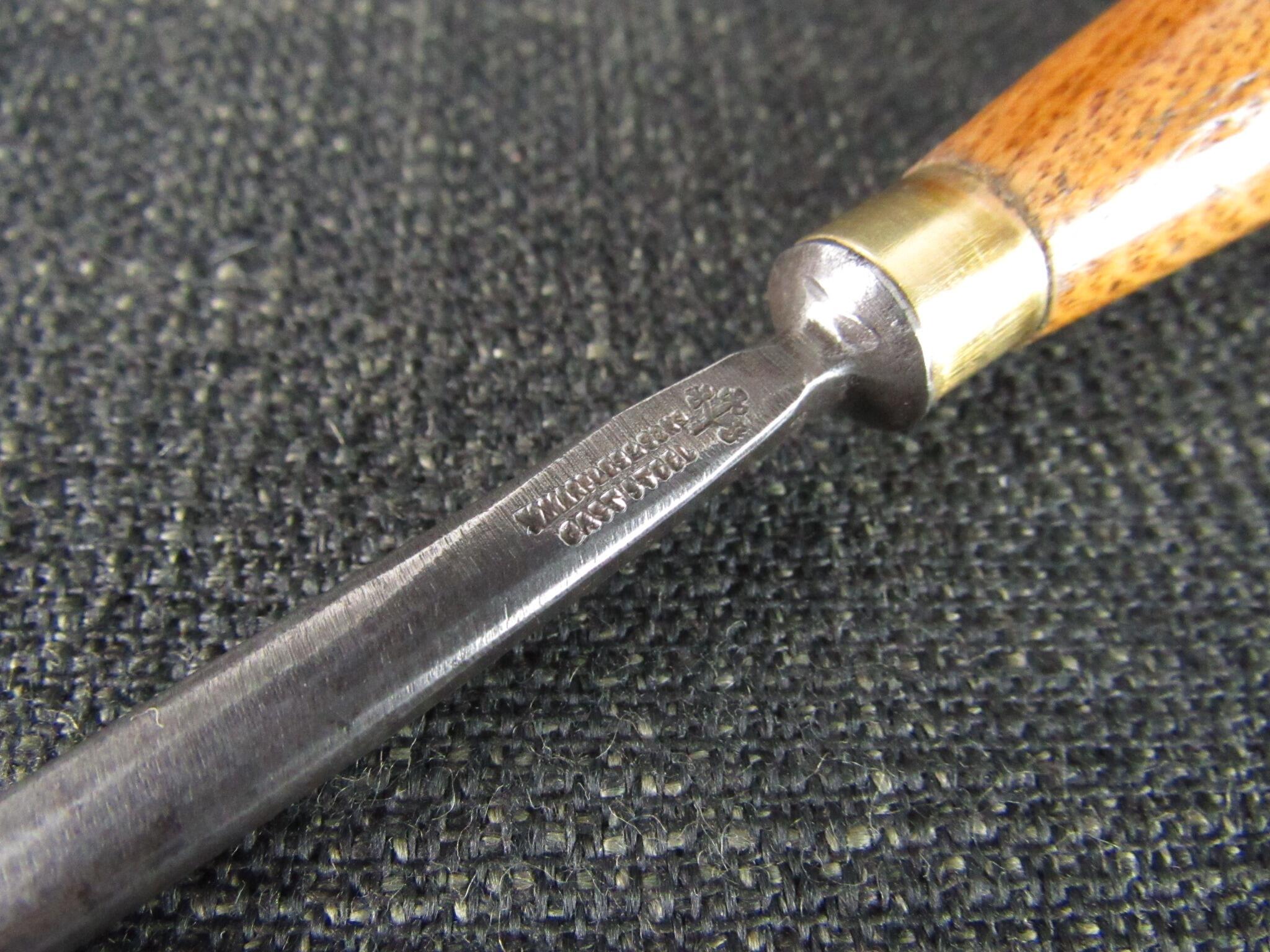 MARPLES 1/4 inch Straight Carving Gouge - No 4 Sweep