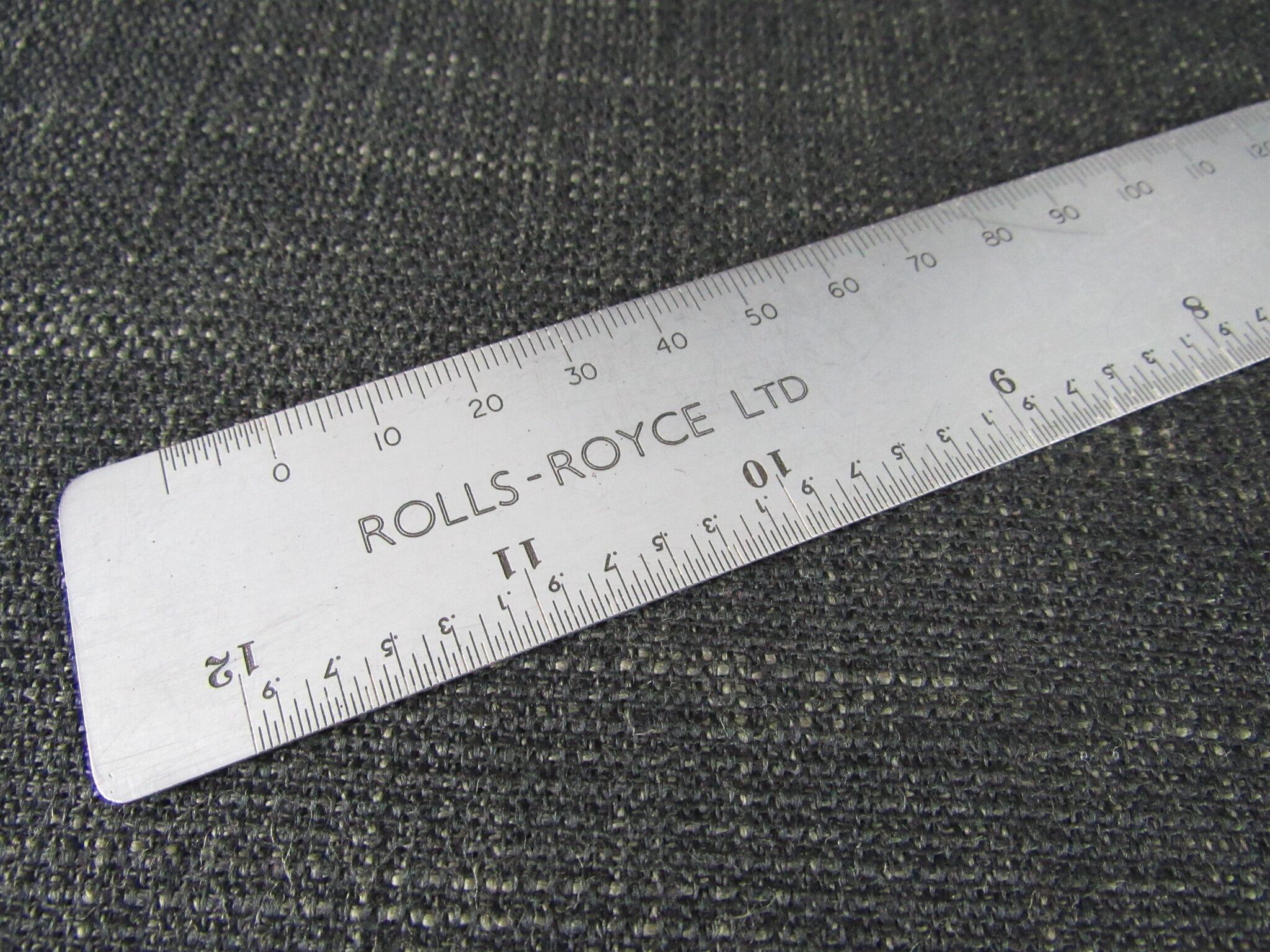 Steeel Rle ROLLS ROYCE Steel Rule by WHITTAM WALKDEN *SOLD*