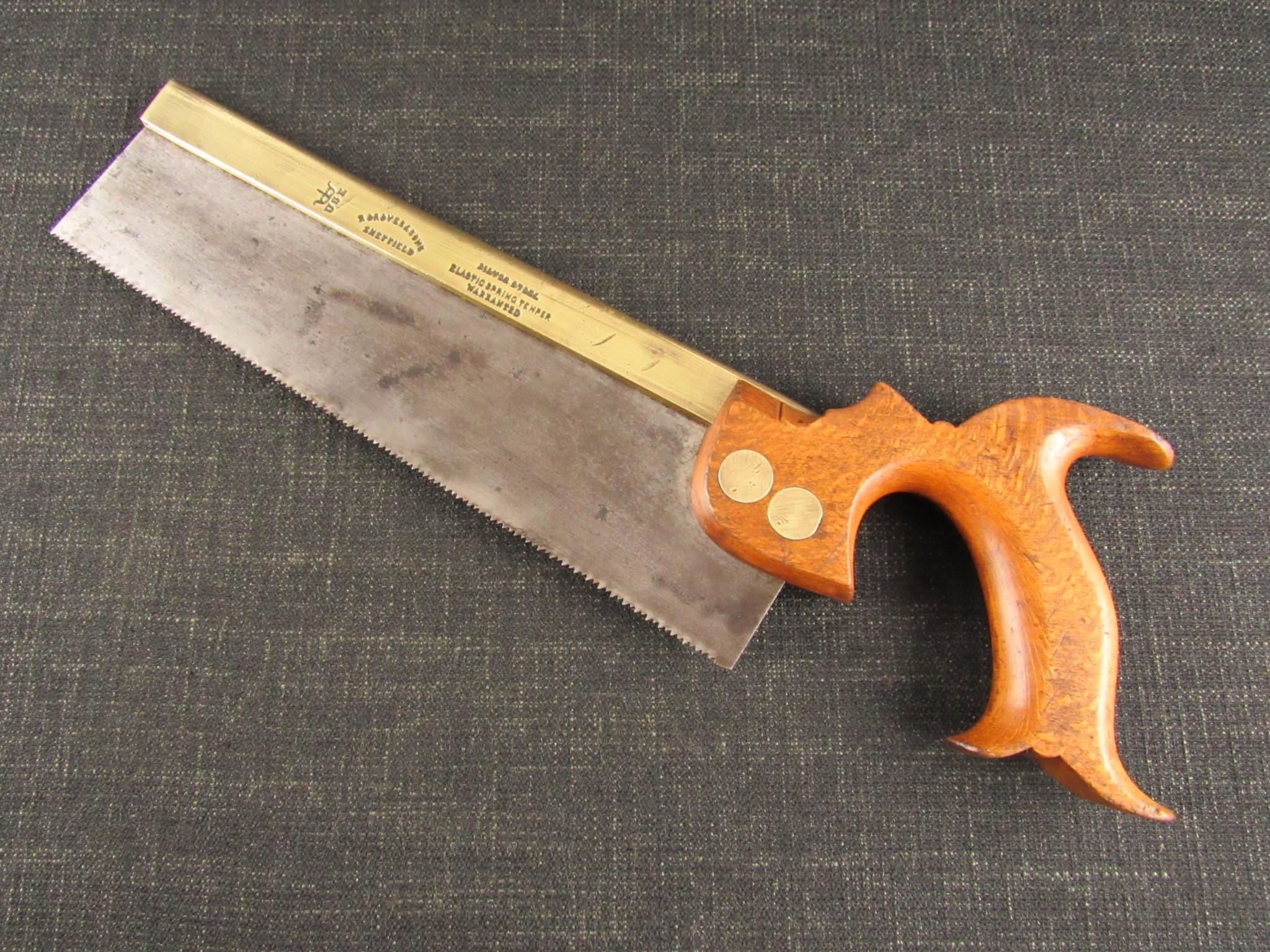 Richard Groves Brass Back Saw - 10 Inch *sold*