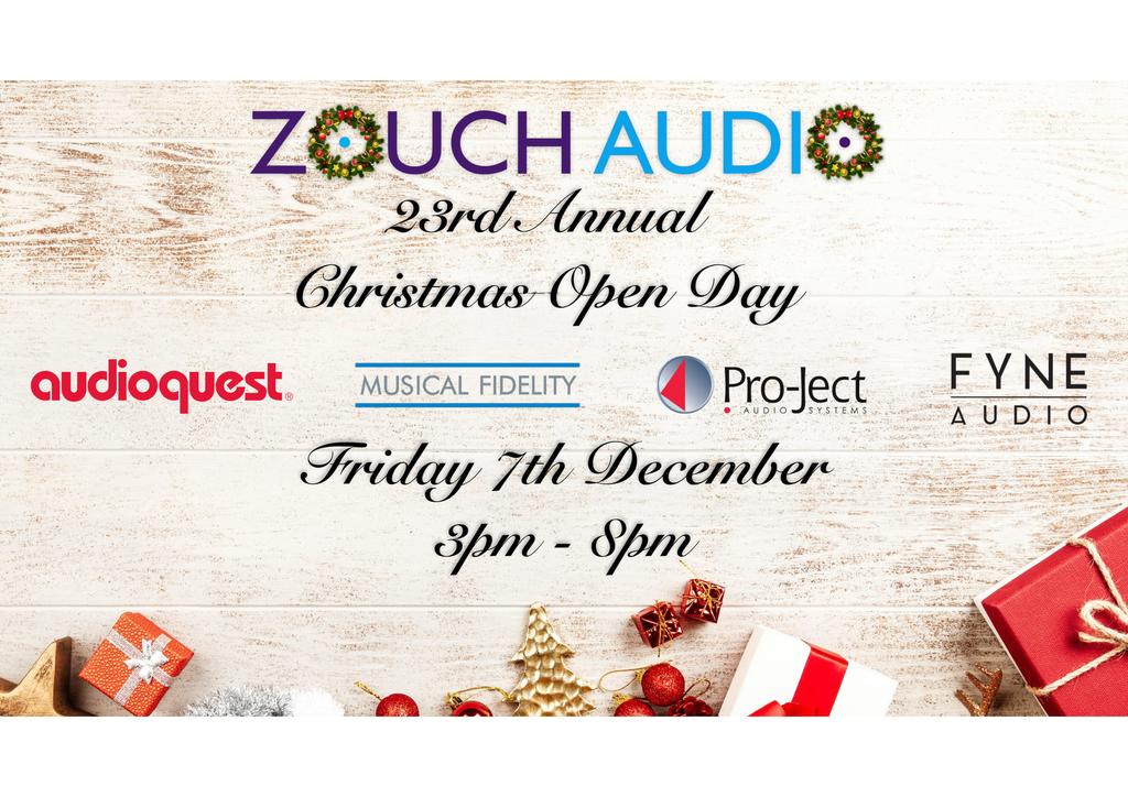 Zouch Audio's 23rd Annual Christmas Open Day