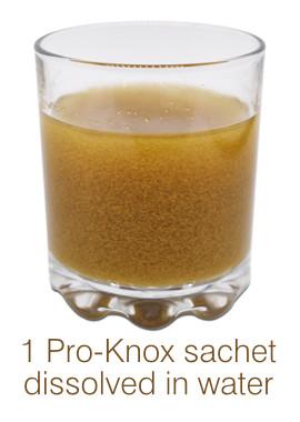 Pro-Knox in a glass