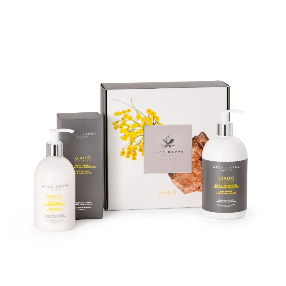 ACCA KAPPA Giallo Elicriso Gift Set of Shower Gel 500ml, Body Lotion - 300ml