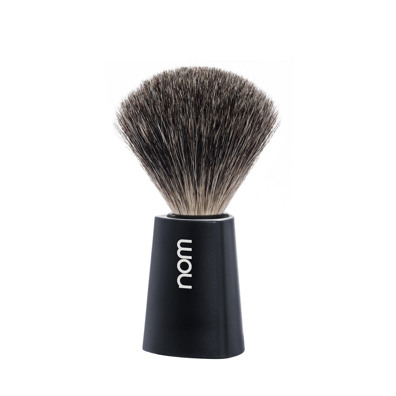 CARL81BL NOM, CARL black, pure badger shaving brush
