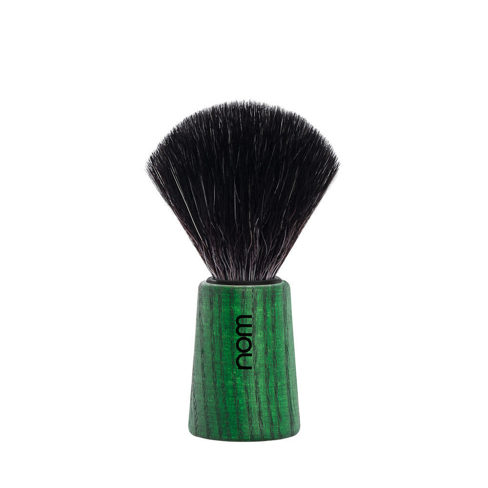 THEO21GA nom THEO, Green Ash, Black Fibre, Shaving Brush