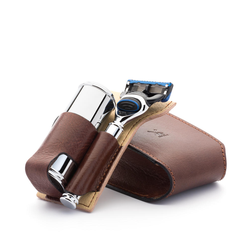 RT2F MÜHLE TRAVEL, Florentine Brown Leather Silvertip Fibre / Fusion ...