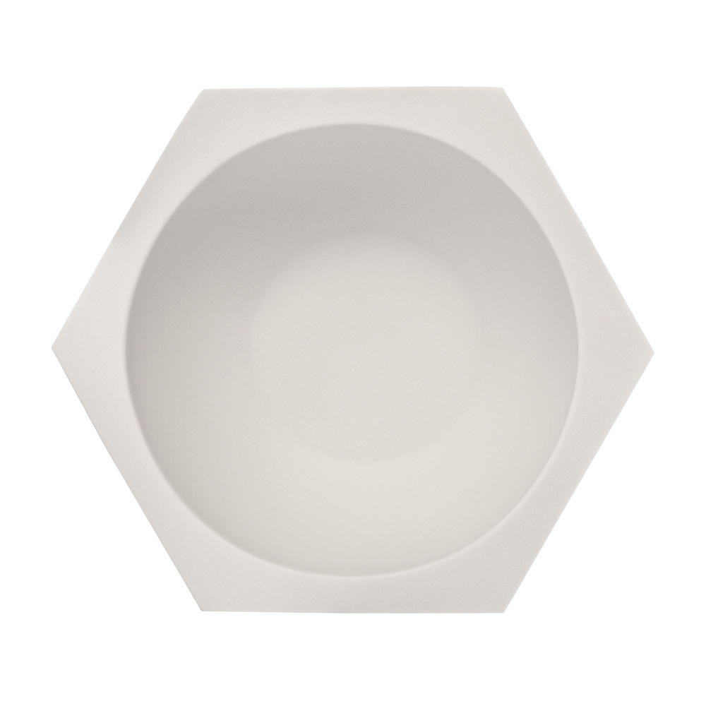 MUHLE HEXAGON White Porcelain Shaving bowl from by Mark Braun