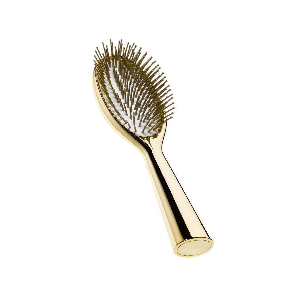 ACCA KAPPA Gold Plated Hairbrush with Natural Rubber Cushion