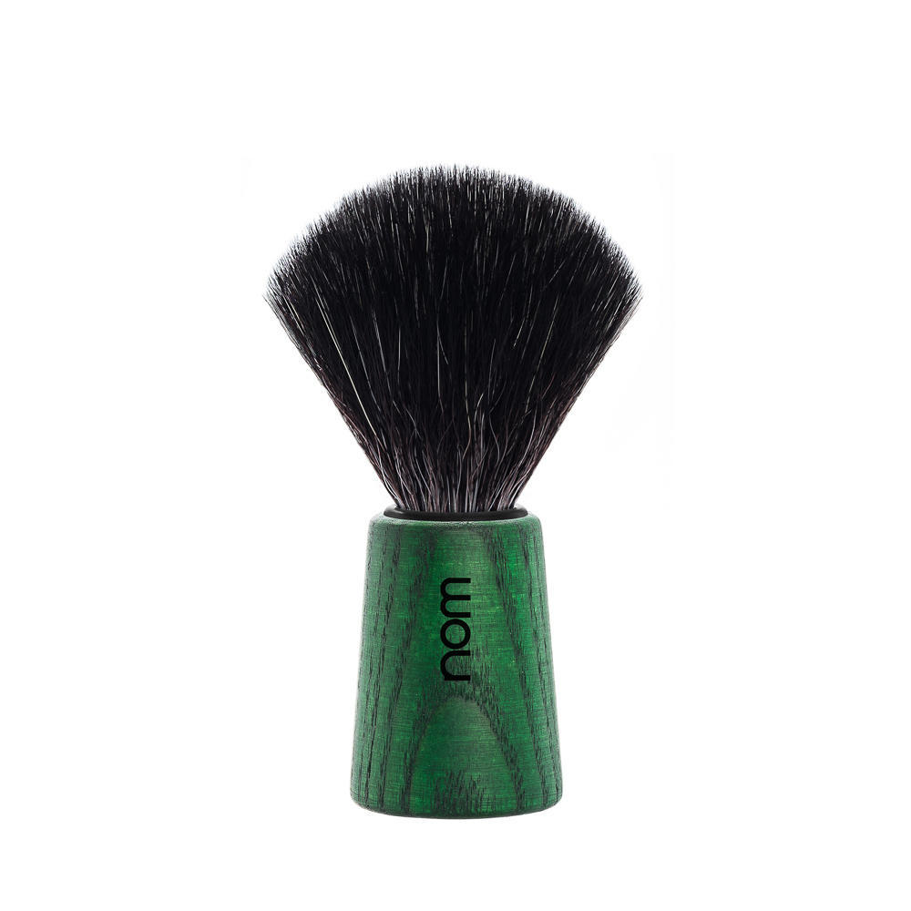 THEO21GA nom THEO, Green Ash, Black Fibre, Shaving Brush