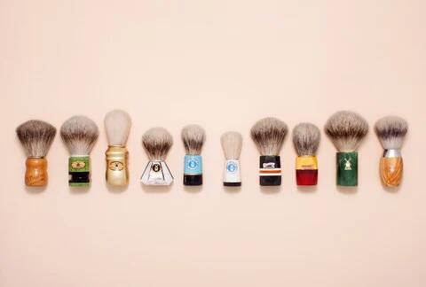 A snapshot of MÜHLE shaving brushes through the years.