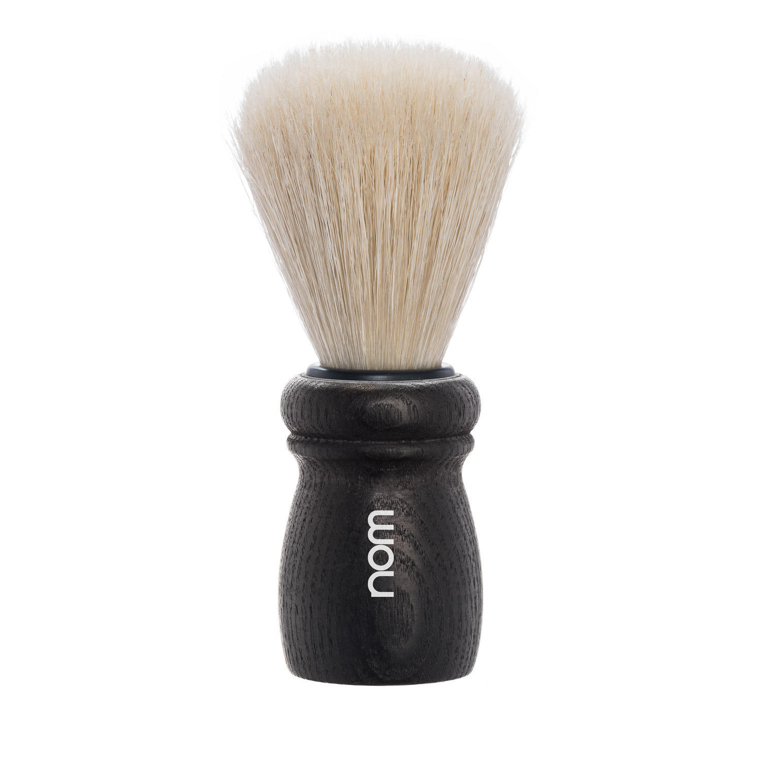 ALFRED15BA nom ALFRED, Black Ash, Long Natural Bristle Shaving Brush