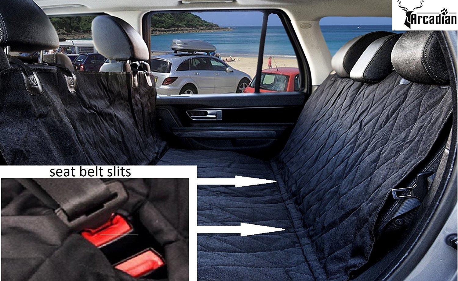 Dog Car Seat Cover by Arcadian -Waterproof,Scratch and Stain Proof Covers