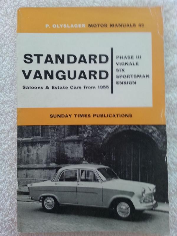 Manuals for the Standard Vanguard