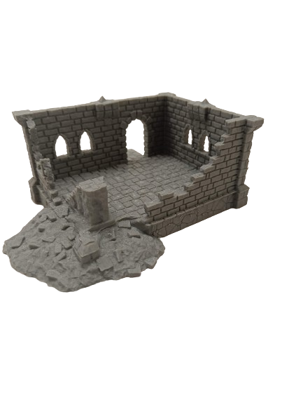 Ulvheim Ruined Brick House 2 Fantasy/Medieval Scenery