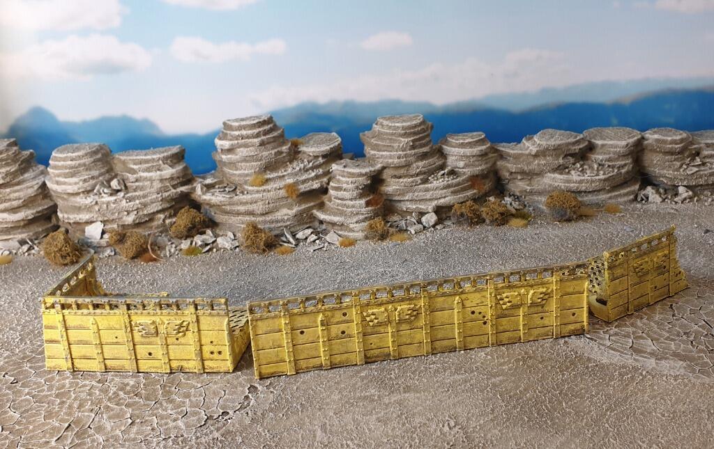 Modular Sci-Fi Barricade / Defence Trenchline