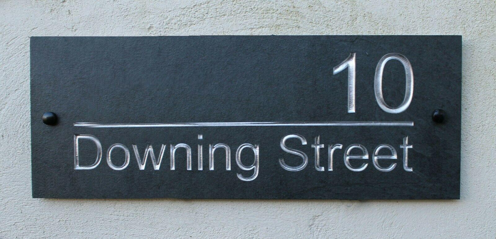 DETAILS by 1st 4 Signs LARGE Slate House Sign 40cm x 20cm  ANY NAME NUMBER 