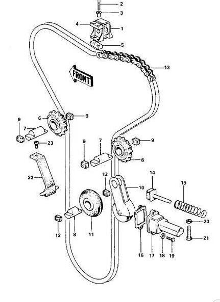Cam chain/Tensioner FULL KIT (Z1-900/Z900-A4) 1972-1976 (LISKA PARTS)