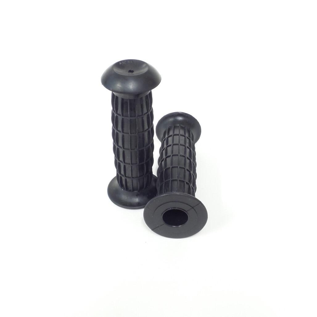 thumbnail image 2 of Classic Kawasaki 7/8" Handlebar Grips – Black – Fits Z1, H1, H2, S1, S2, S3 & More (Up To 1975) 2 of 3