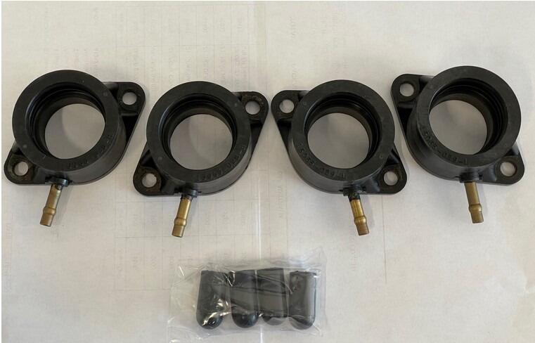 一磨 Inlet rubber set: Z1 Z900/Z1000 (CARB TO HEAD)