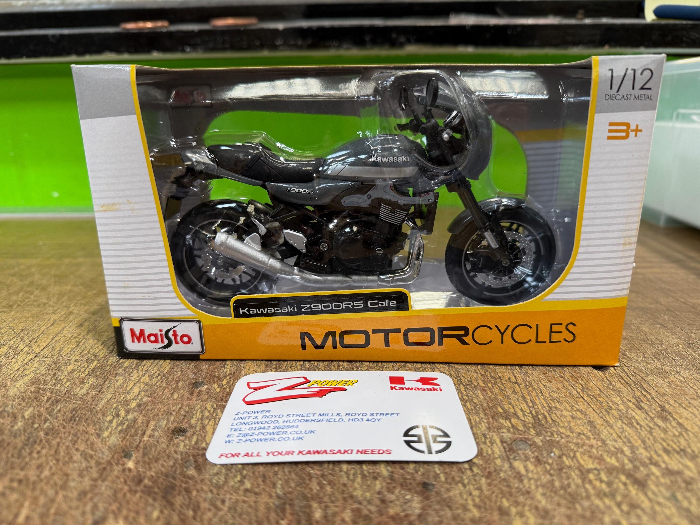 MAISTO MODEL: Z900RS CAFE 1:12 SCALE (GREY)