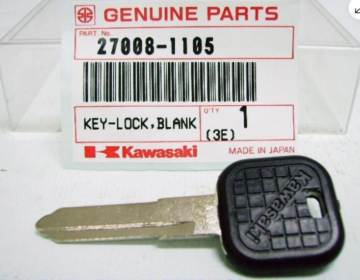 K2 です。 BLANK KEY GENUINE KAWASAKI