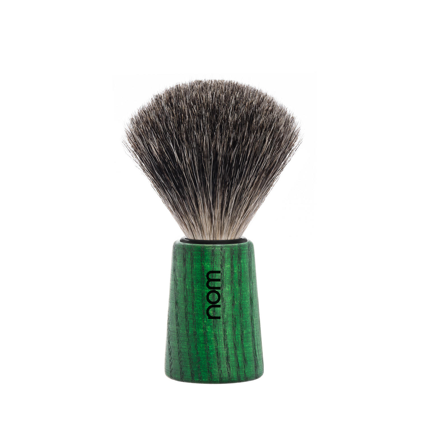 THEO81GA nom THEO, green ash, pure badger shaving brush
