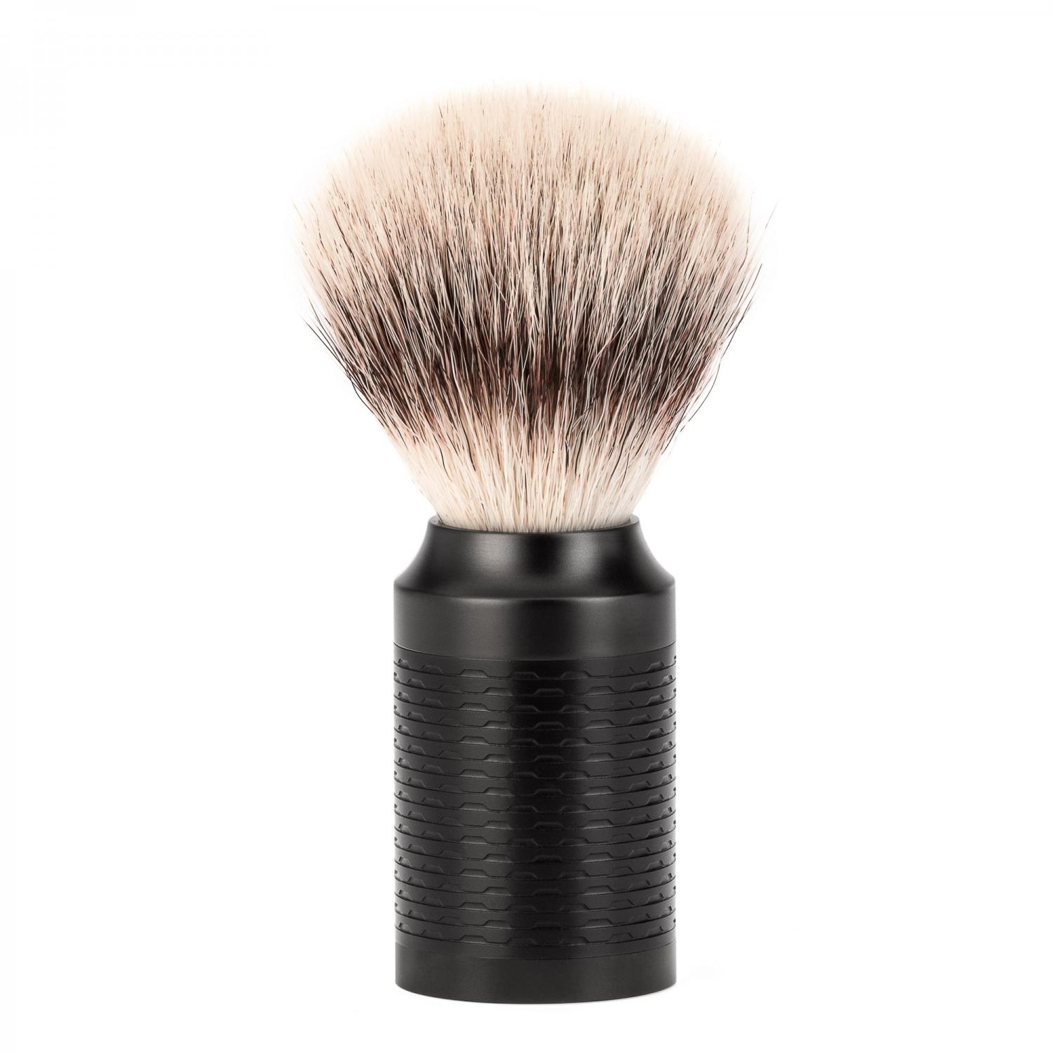 MUHLE ROCCA Black Silvertip Fibre Shaving Brush
