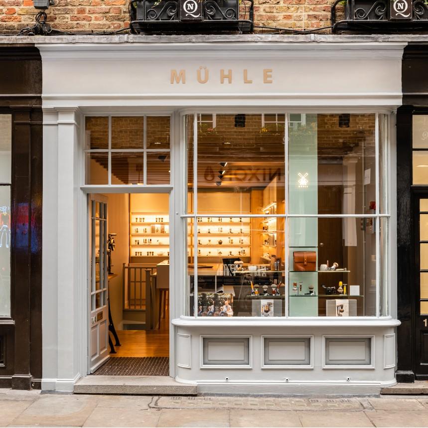 The MÜHLE London store, Carnaby