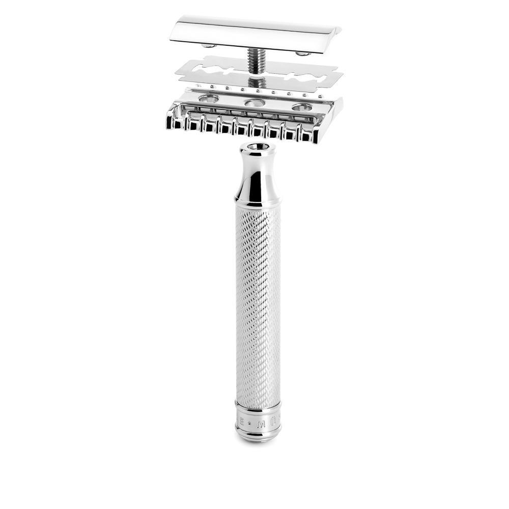 MUHLE TRADITIONAL Chrome Open Comb Safety Razor - R41