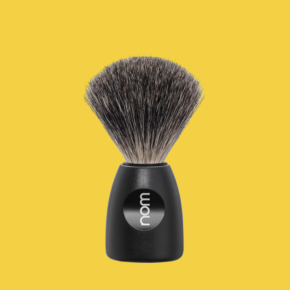 LASSE81BL NOM, LASSE black, pure badger shaving brush