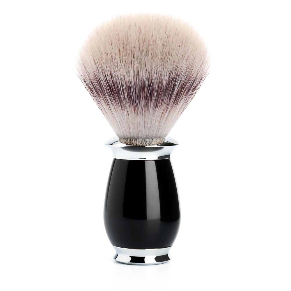 MUHLE PURIST Silvertip Fibre Shaving Brush in Black