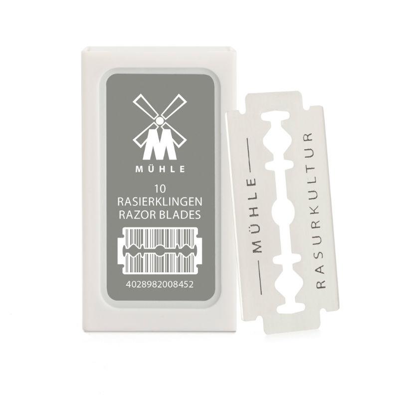 The pack of ten MÜHLE razor blades.