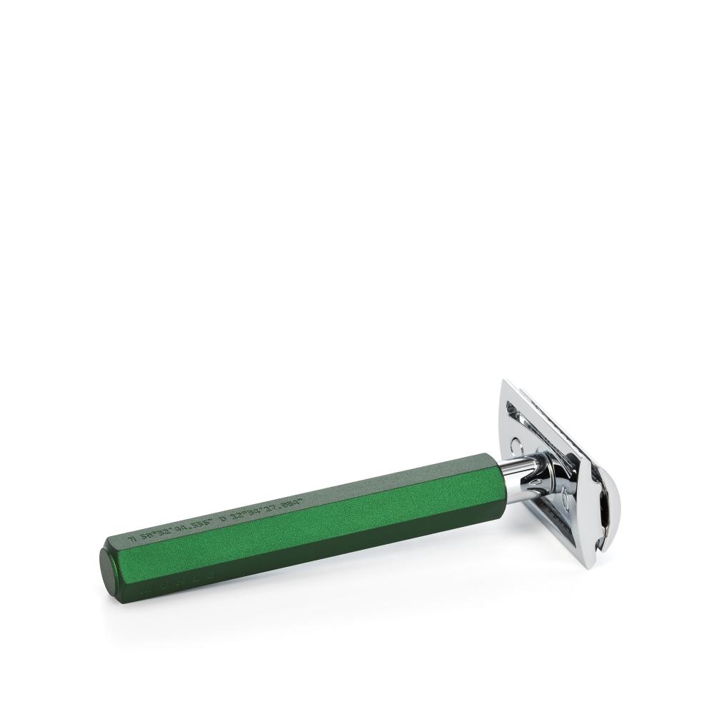 The HEXAGON Forest Green Safety Razor by MÜHLE