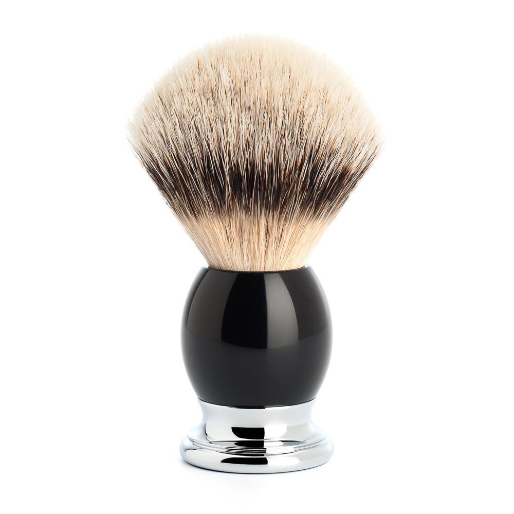 MUHLE SOPHIST Silvertip Shaving Brush in Black