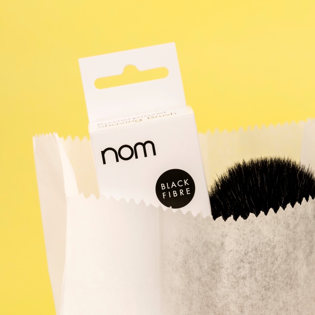 Pictured: The new nom packaging, made from recyclable cardboard