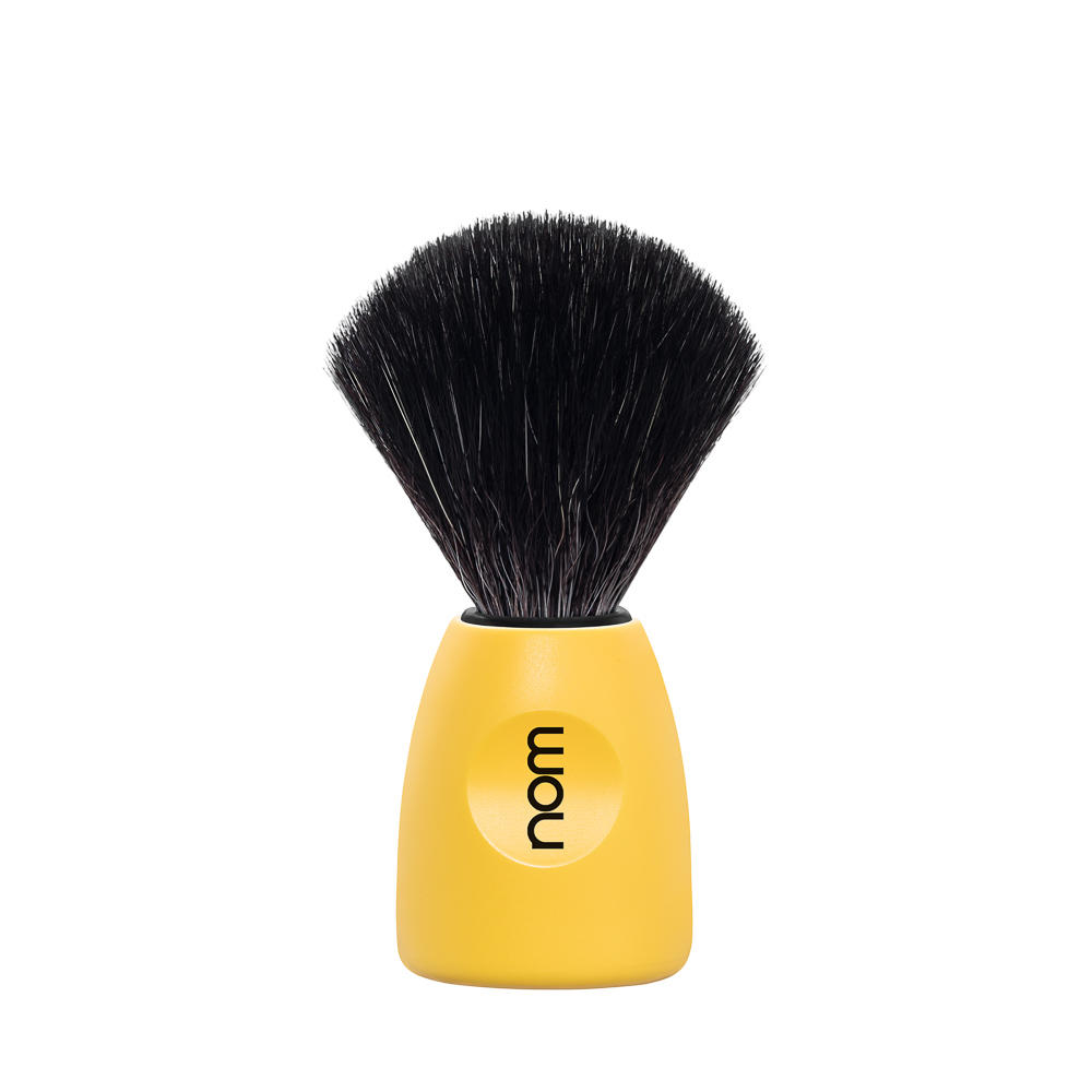 LASSE21LE NOM, LASSE Lemon, Black Fibre Shaving Brush