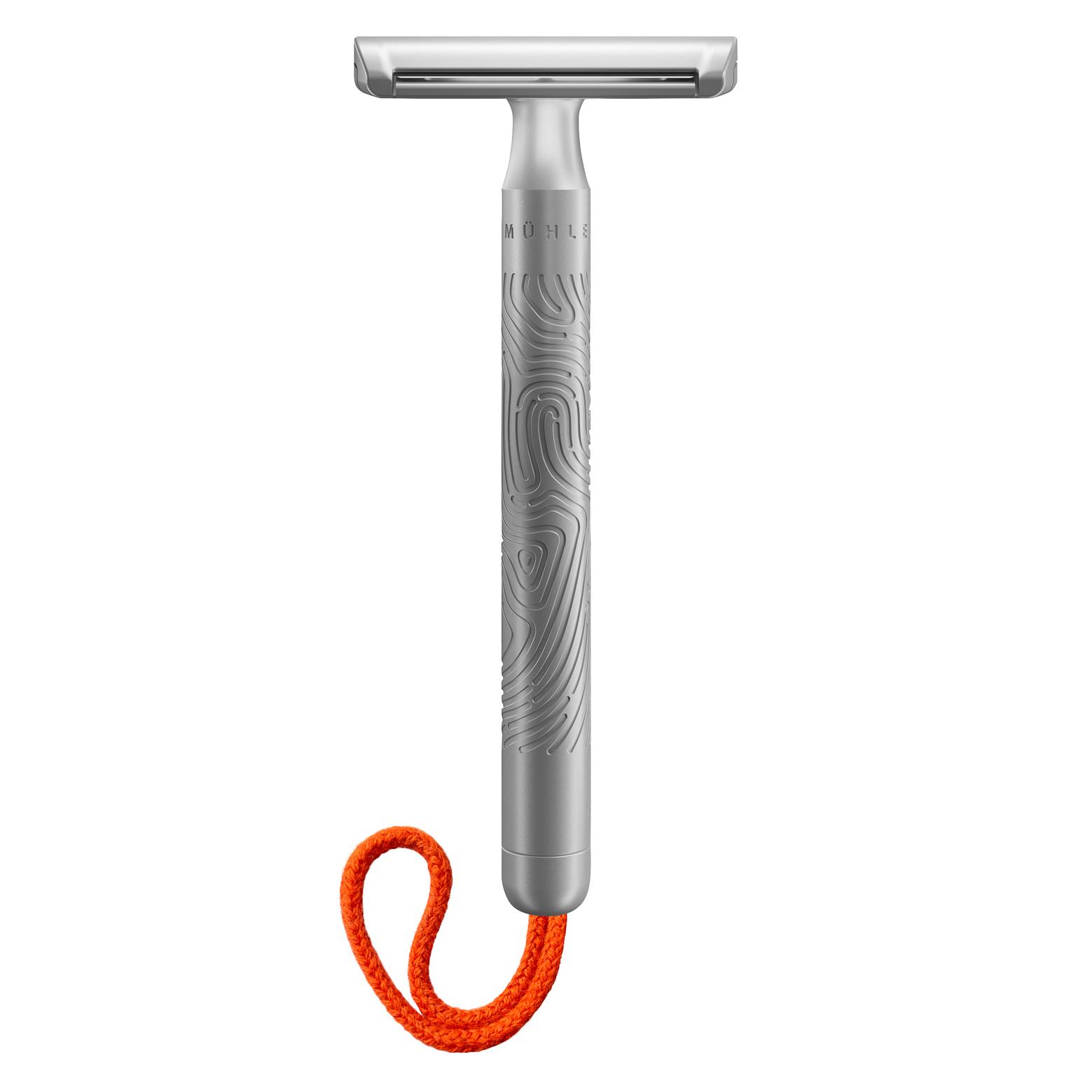 MUHLE Companion safety razor with coral colour cord
