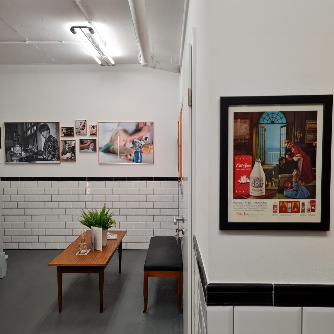 The MÜHLE London exhibition space, situated on the store's LG floor