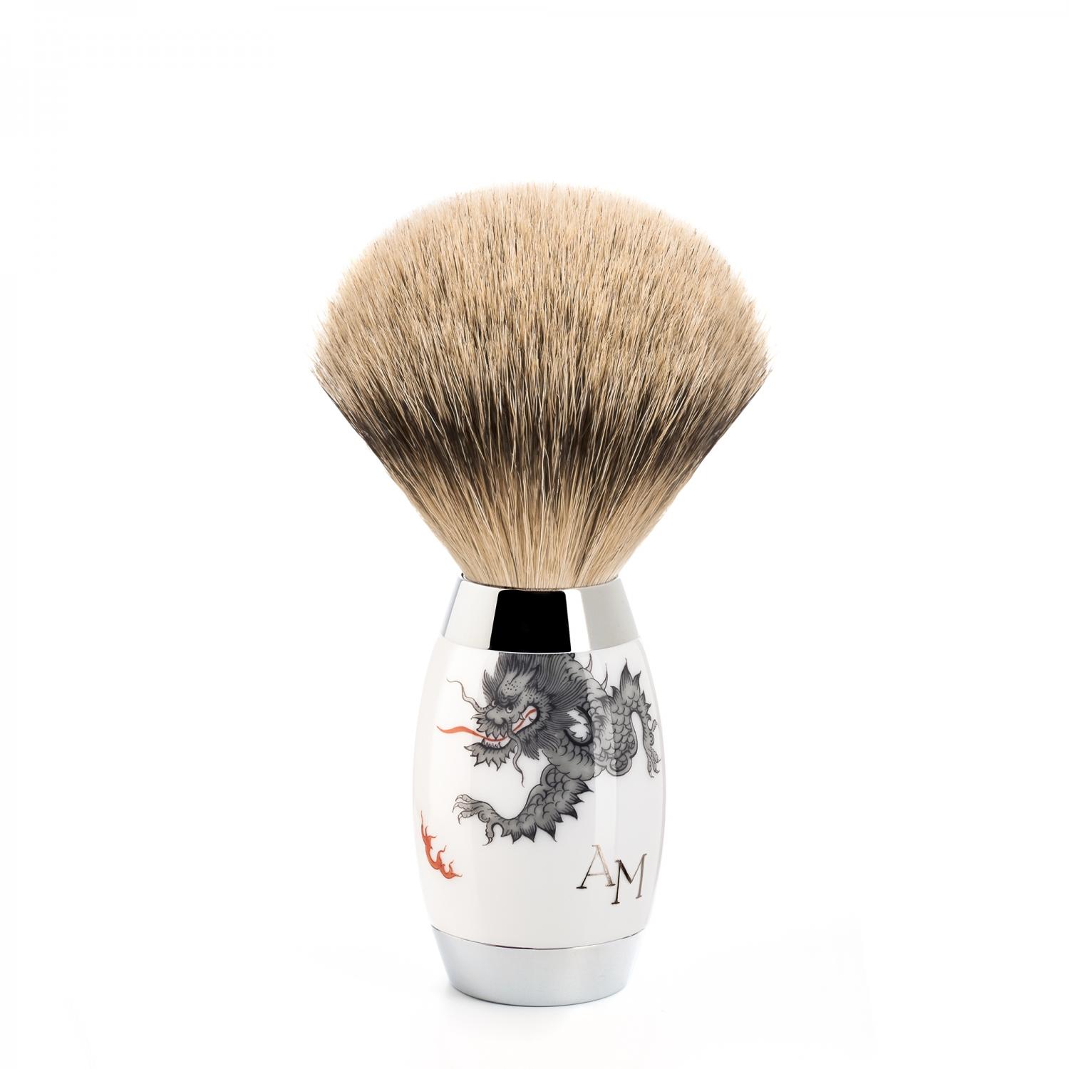 MÜHLE EDITION MEISSEN Silvertip Badger Shaving Brush