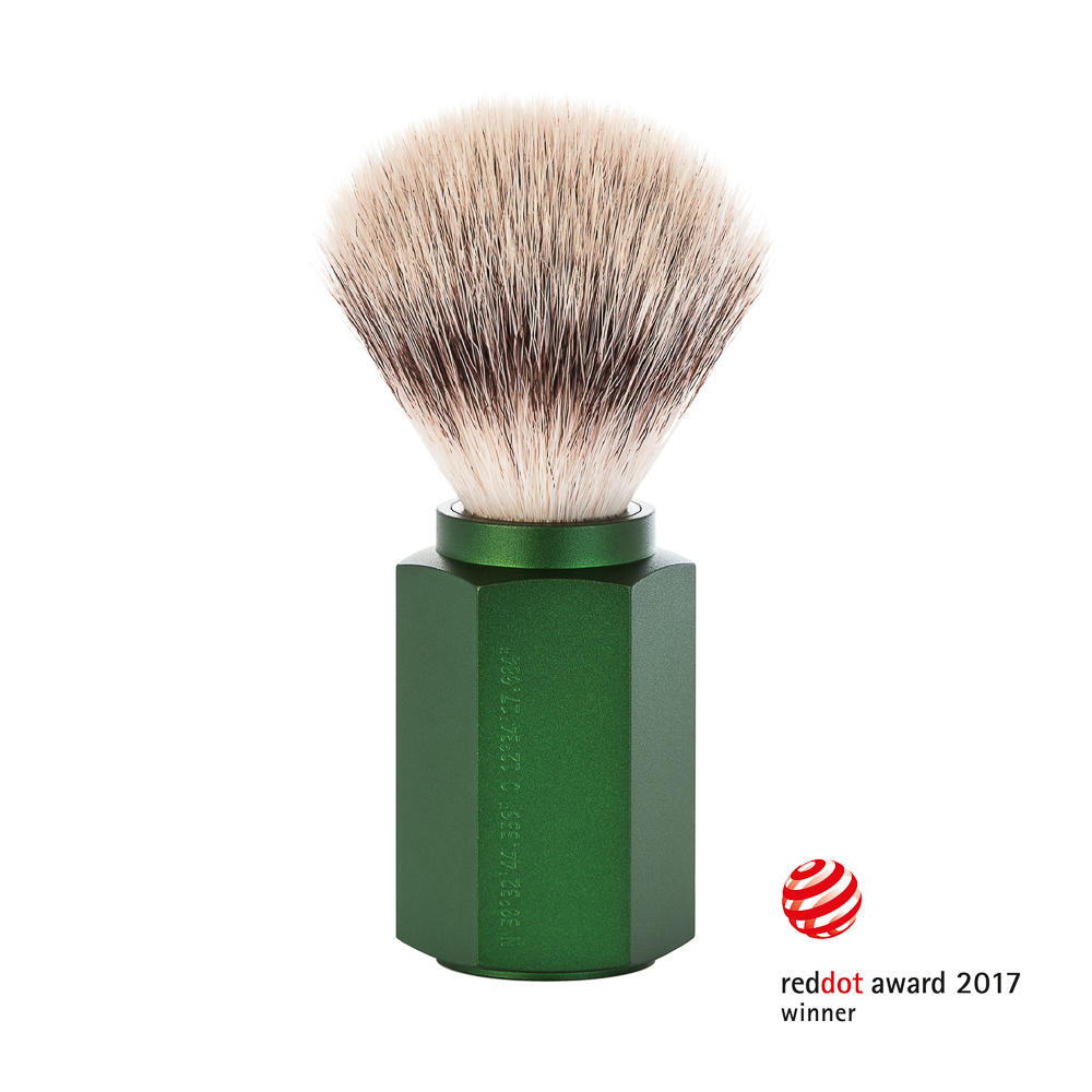 MUHLE HEXAGON Forest Silvertip Fibre Shaving Brush - 31MHXGFOREST