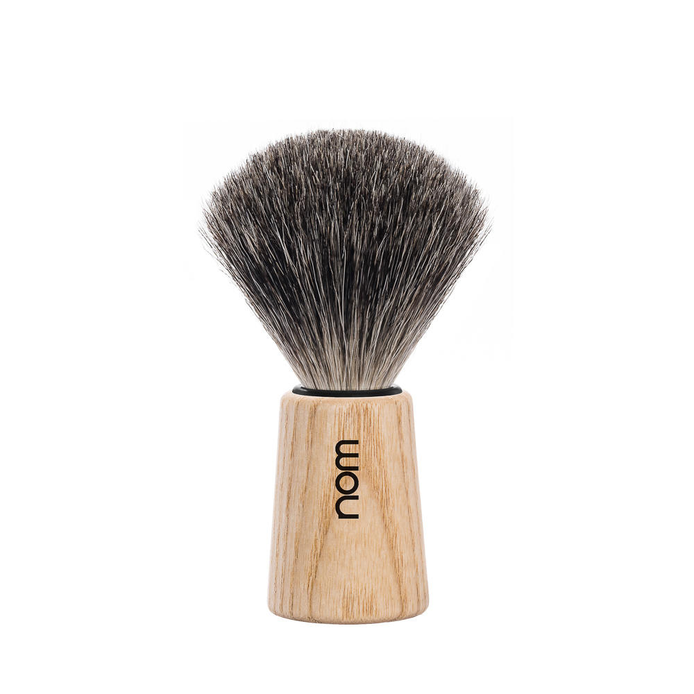 THEO81PA nom THEO, Pure Ash, Pure Badger Shaving Brush