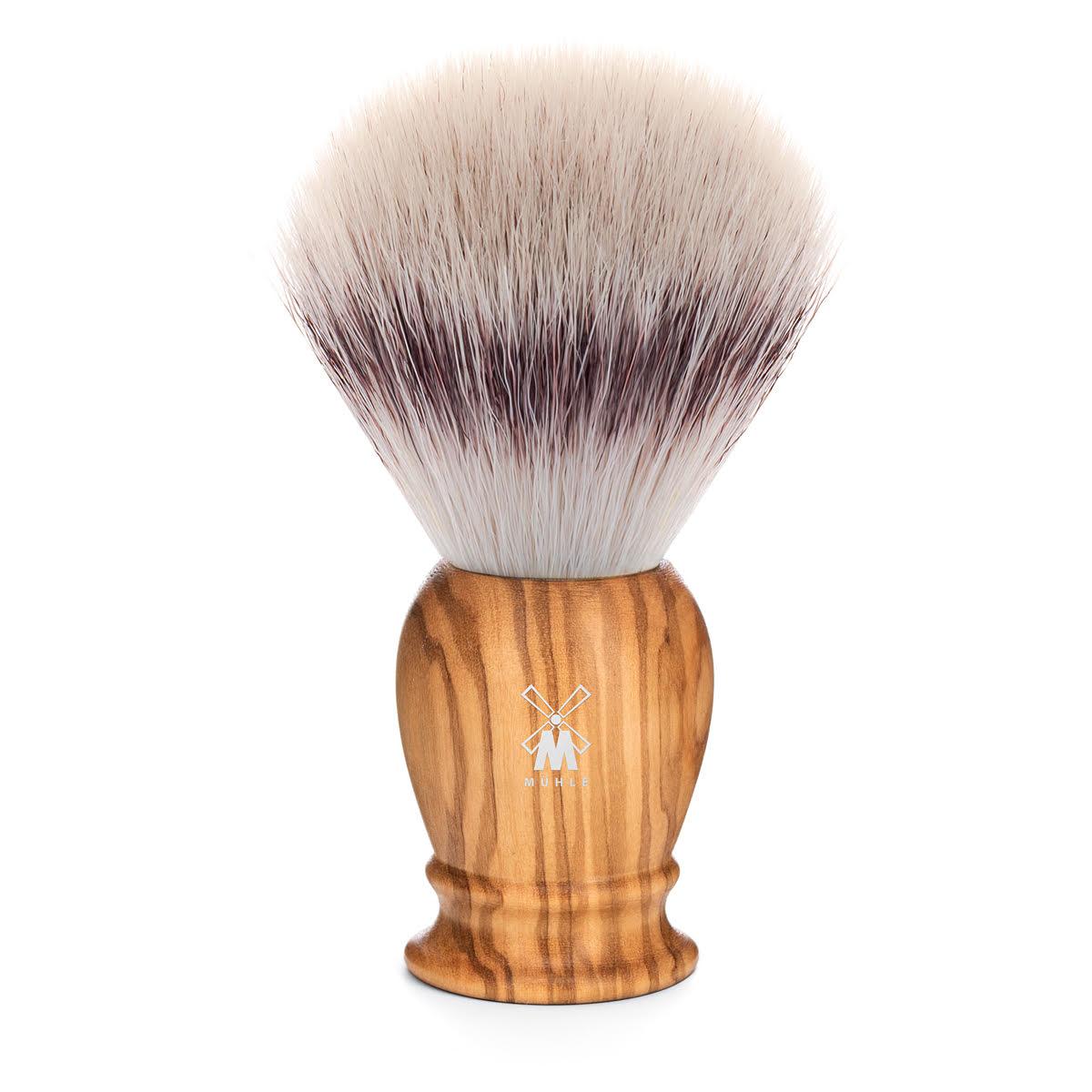 MÜHLE Classic Extra Large Olive Wood Silvertip Fibre Shaving Brush