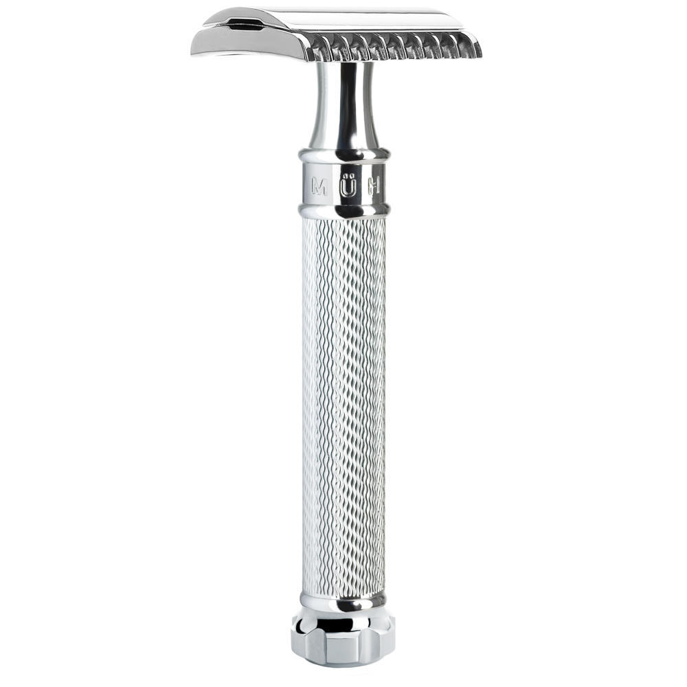 MUHLE TRADITIONAL Chrome TWIST Open Comb Safety Razor - R41TWIST