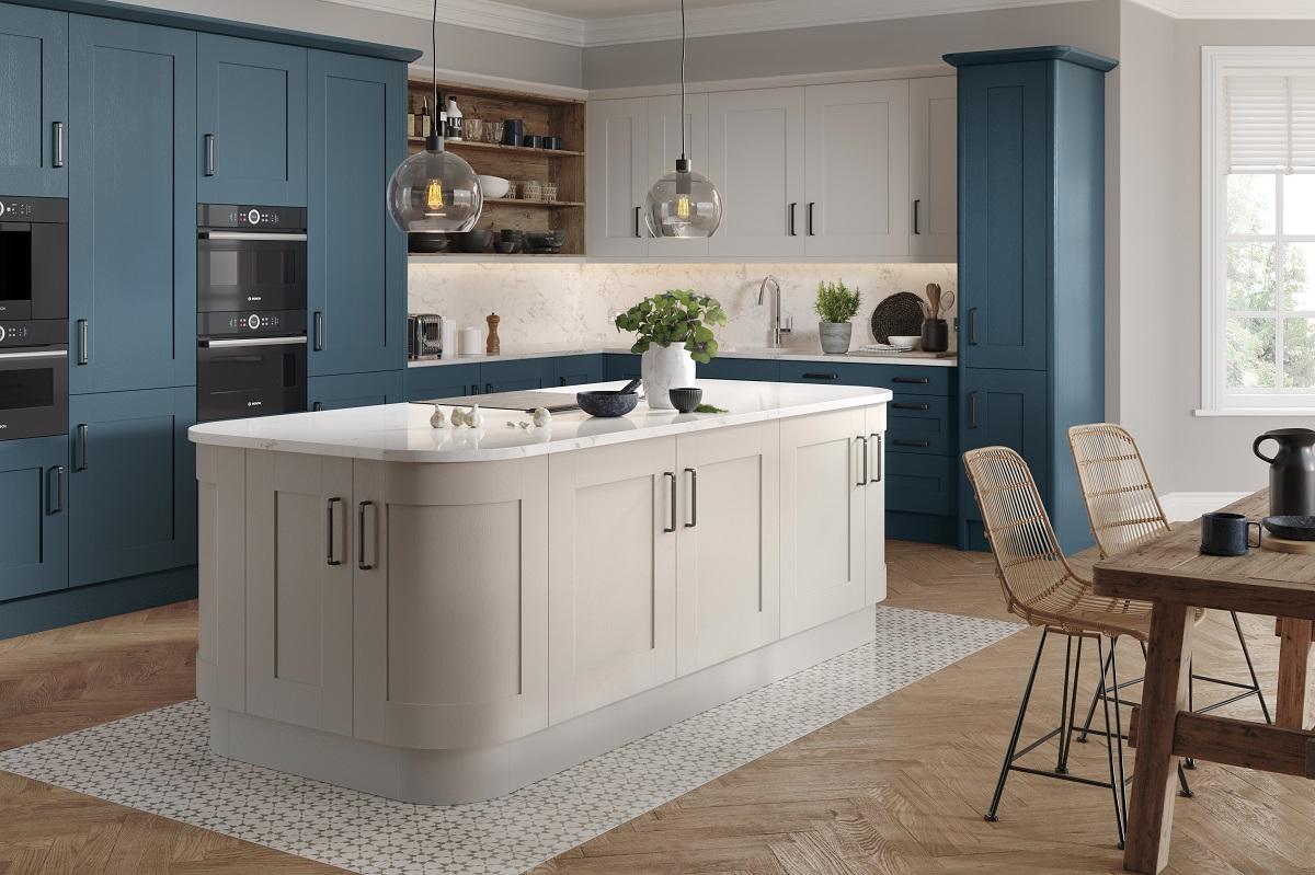 Wilton azure blue kitchen