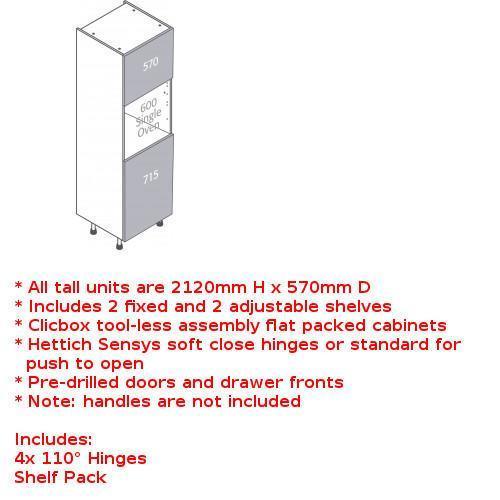 Clicbox single oven unit