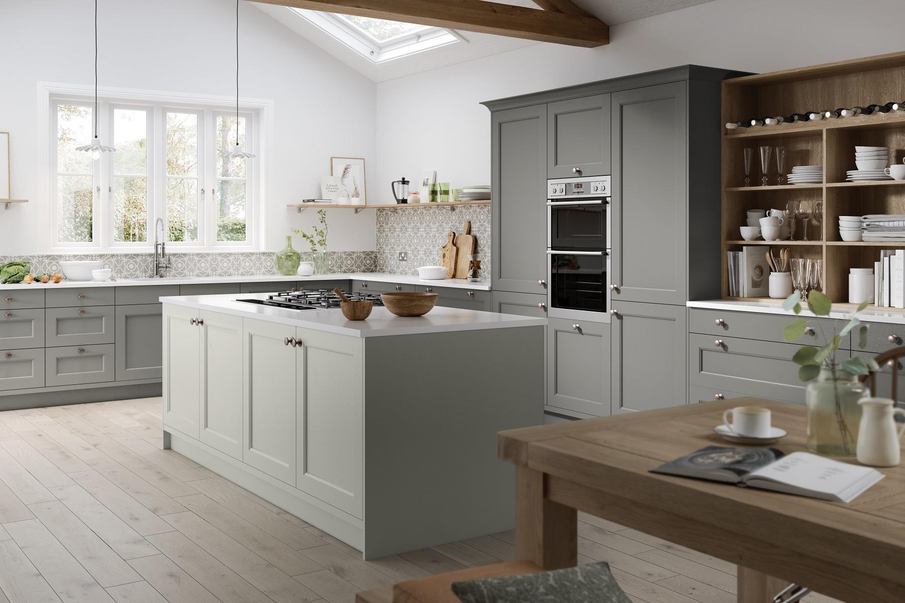 Dove and Dust Grey Kitchen