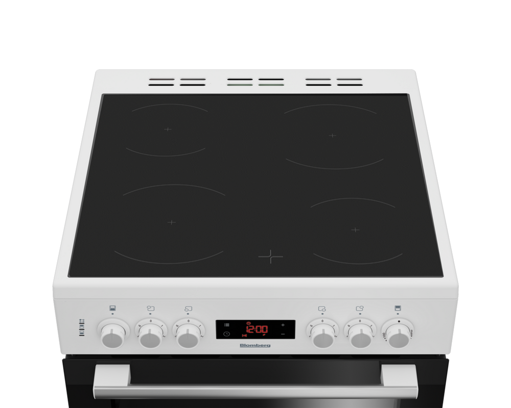 Electric Cooker with Double Oven & Ceramic Hob