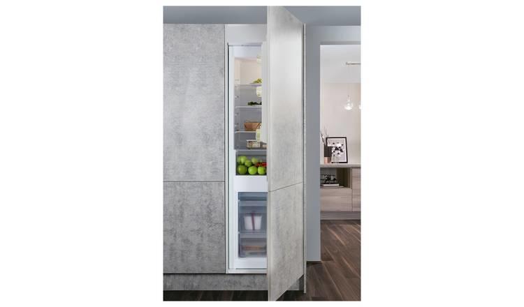 Hotpoint HMCB7030AA 54cm Wide Integrated Upright Fridge Freezer in White