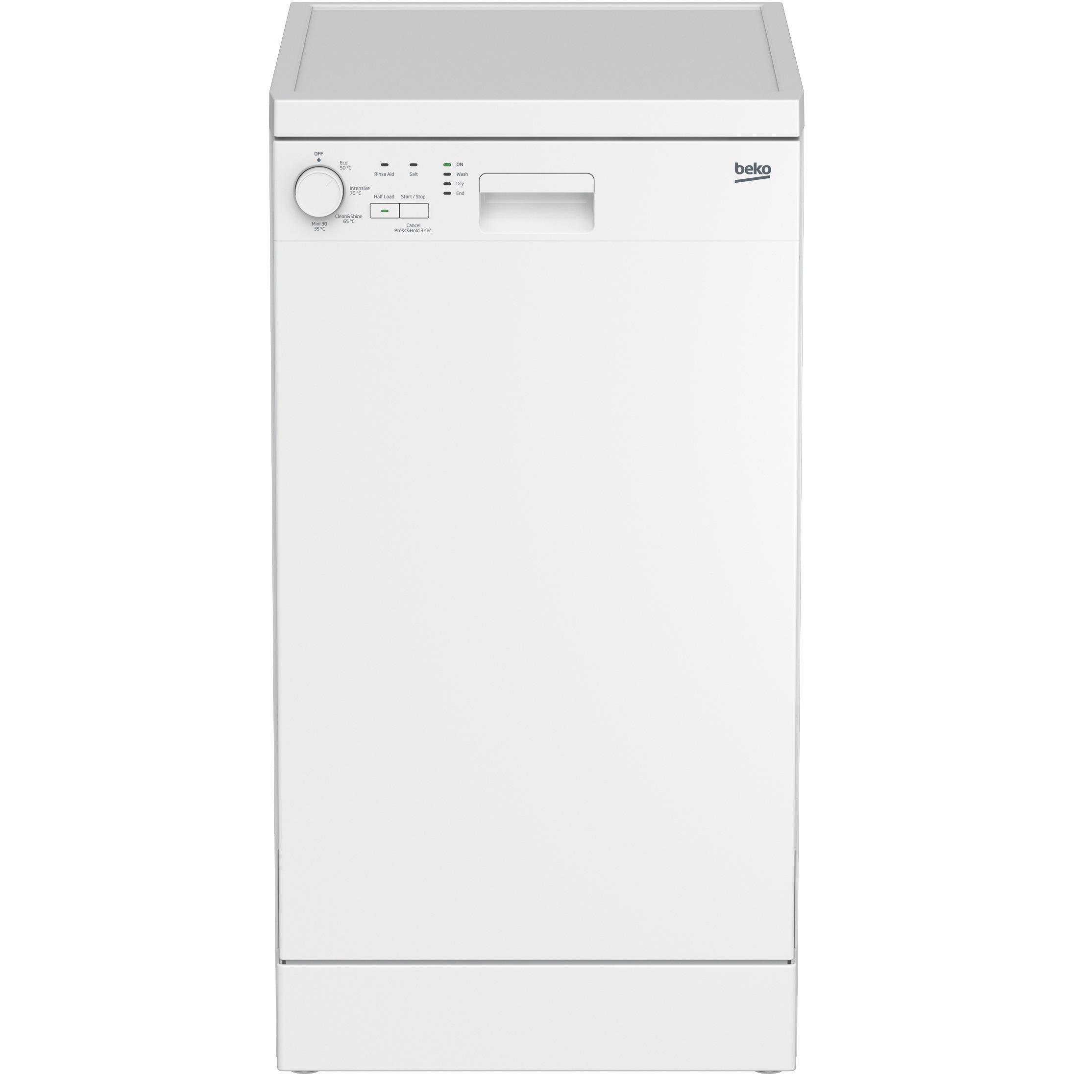 Beko DFS04C10W Slimline Dishwasher
