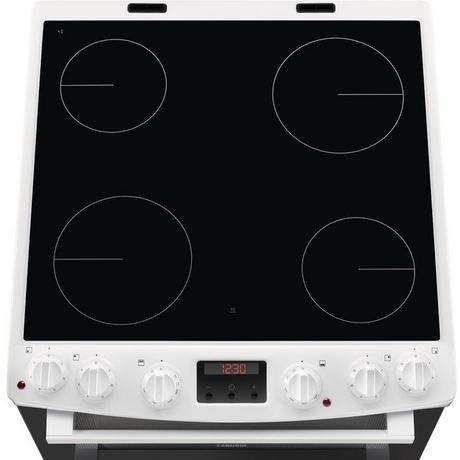 Zanussi Double Electric Oven with Ceramic Hob